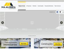 Tablet Screenshot of maalmeida.com.br